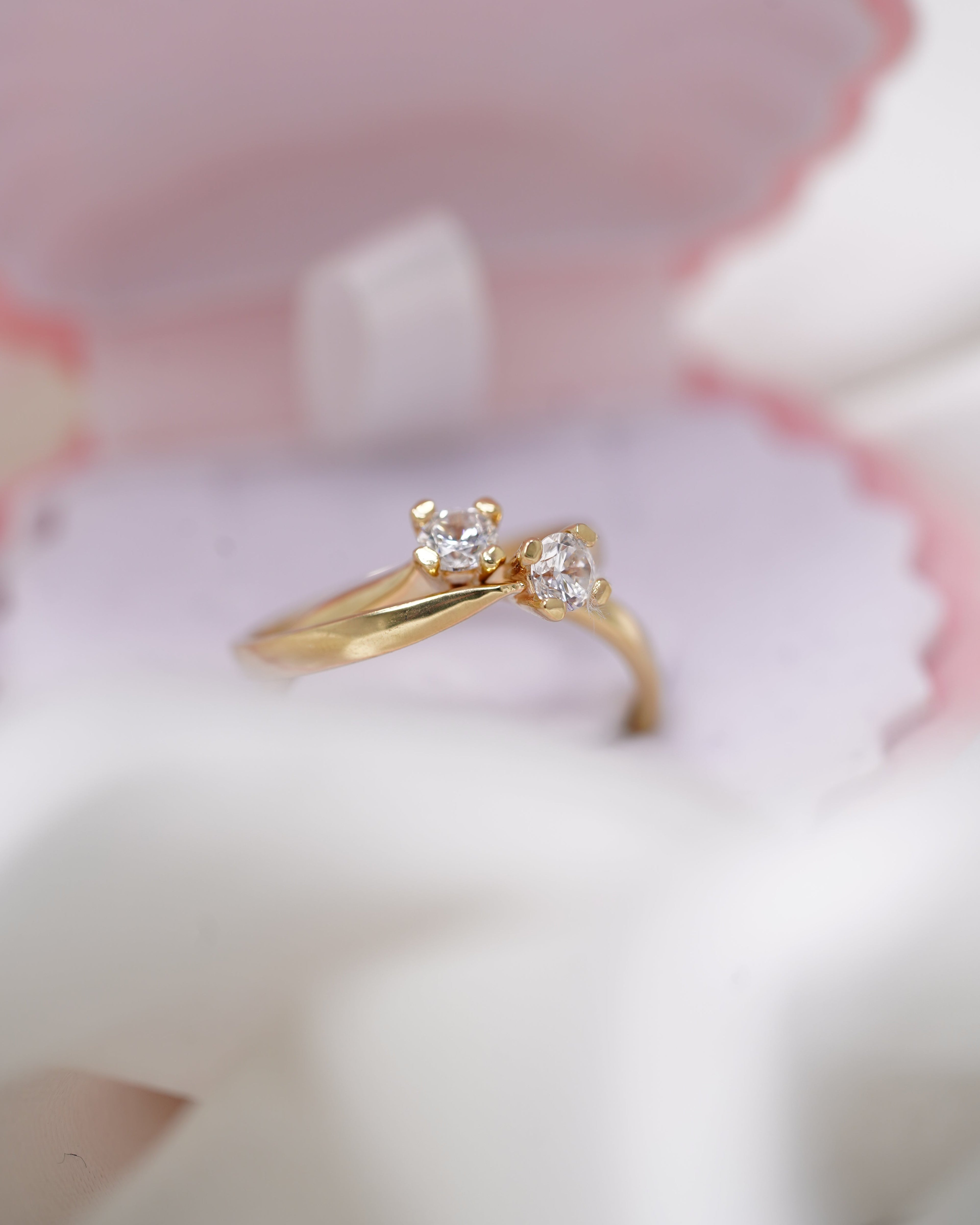 Anillo de Compromiso en Oro 18K