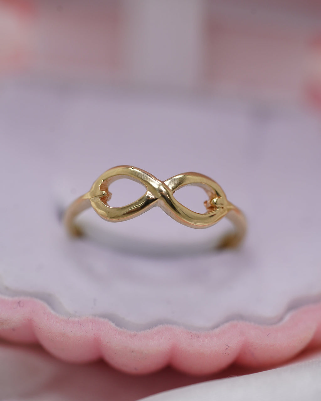 Anillo Infinito en Oro 18K para Mujer