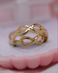 Anillo Infinito en Oro 18K para Mujer