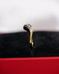 Anillo para Dama con Diamante Natural de 0.09 P en Oro 18K