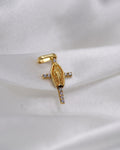 Dije Cruz con Virgen de Guadalupe en Oro 18K