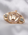 Herraje Tipo Rolex Oro Rosa 18K