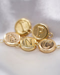 Herraje de Iniciales en Oro 18K
