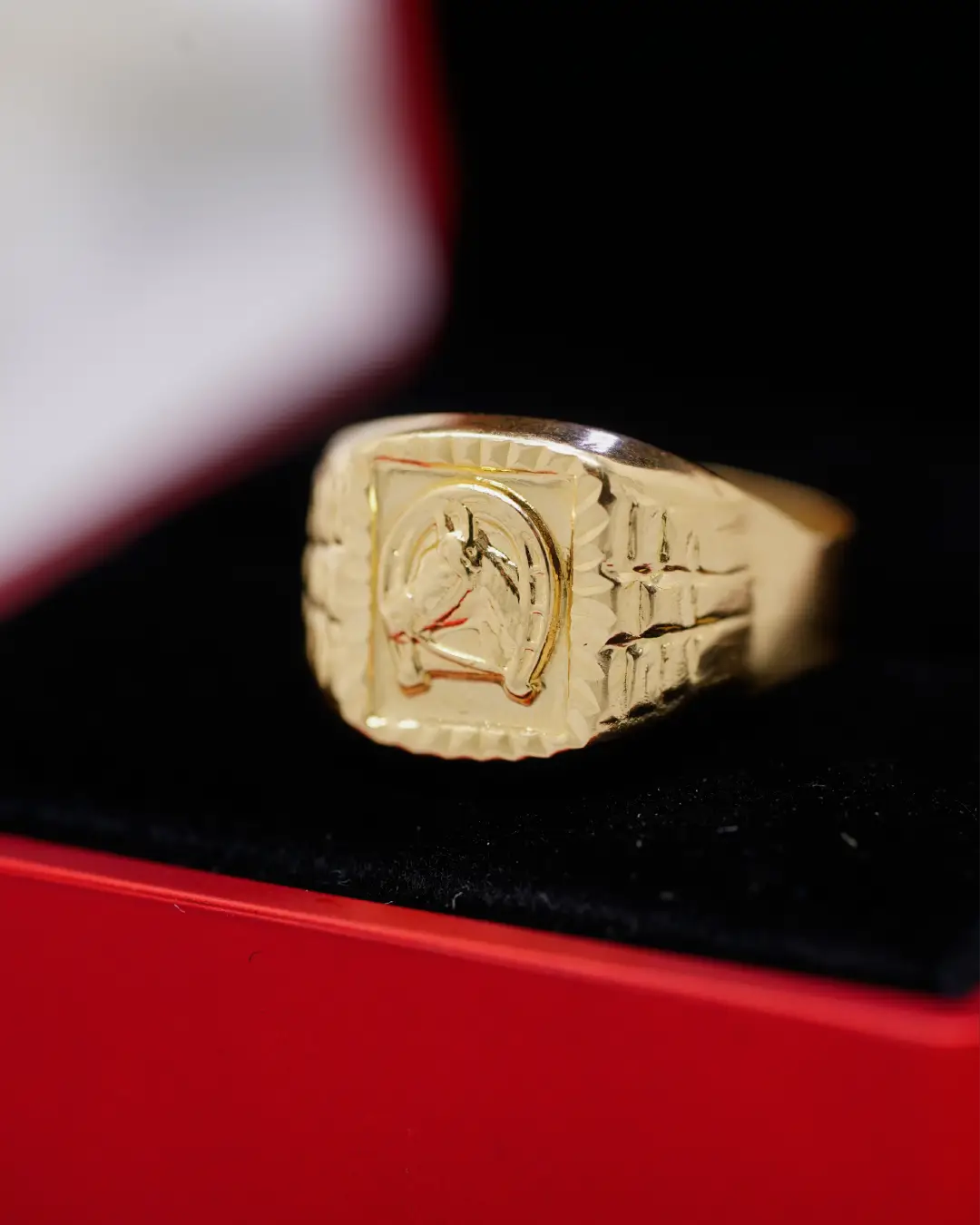 🐎 Anillo Caballero Caballo 2 en Oro 18K – Nobleza, Fuerza y Estilo