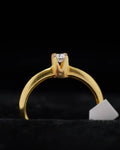 Anillo de Compromiso en Oro 18K con Diamante Natural 0.25 P | Dorian Joyeros