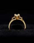 Anillo de Compromiso en Oro 18K con Diamante Natural 0.40 P | Dorian Joyeros