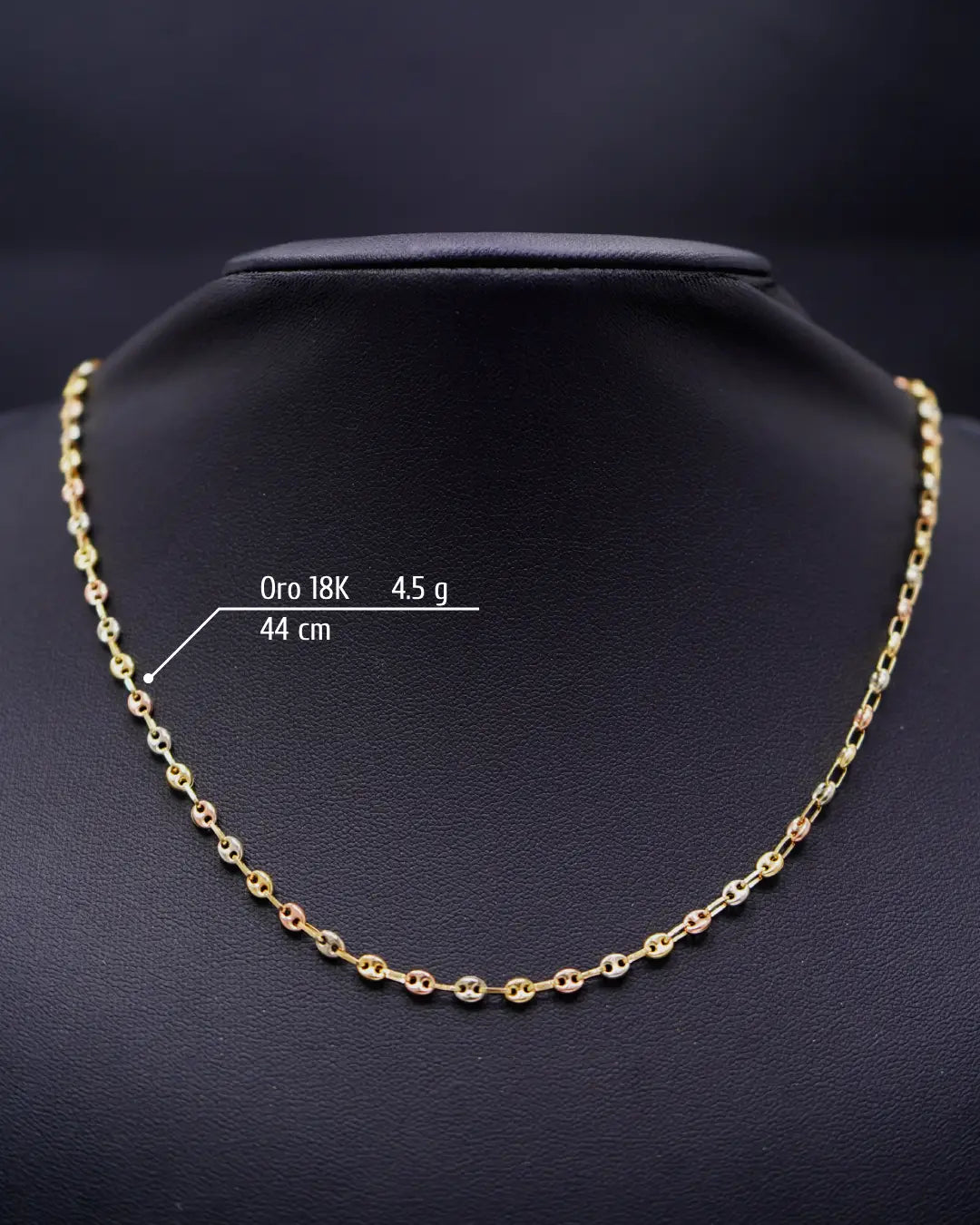 Cadena Gucci en Oro 18K – 4.5 gramos