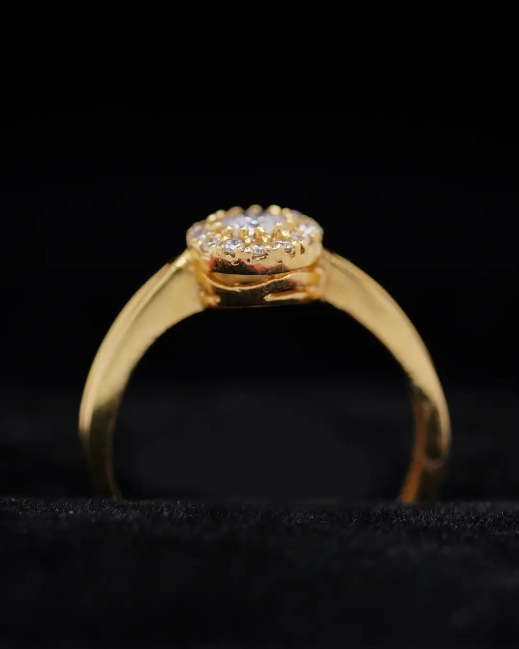 Anillo de Compromiso en Oro 18K con Diamante Natural 0.13 P | Dorian Joyeros