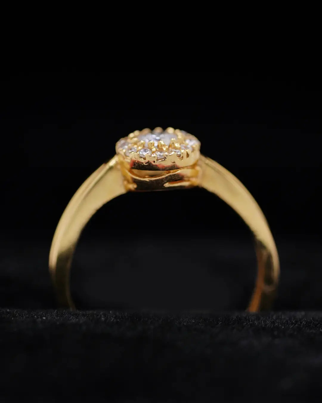 Anillo de Compromiso en Oro 18K con Diamante Natural 0.13 P | Dorian Joyeros