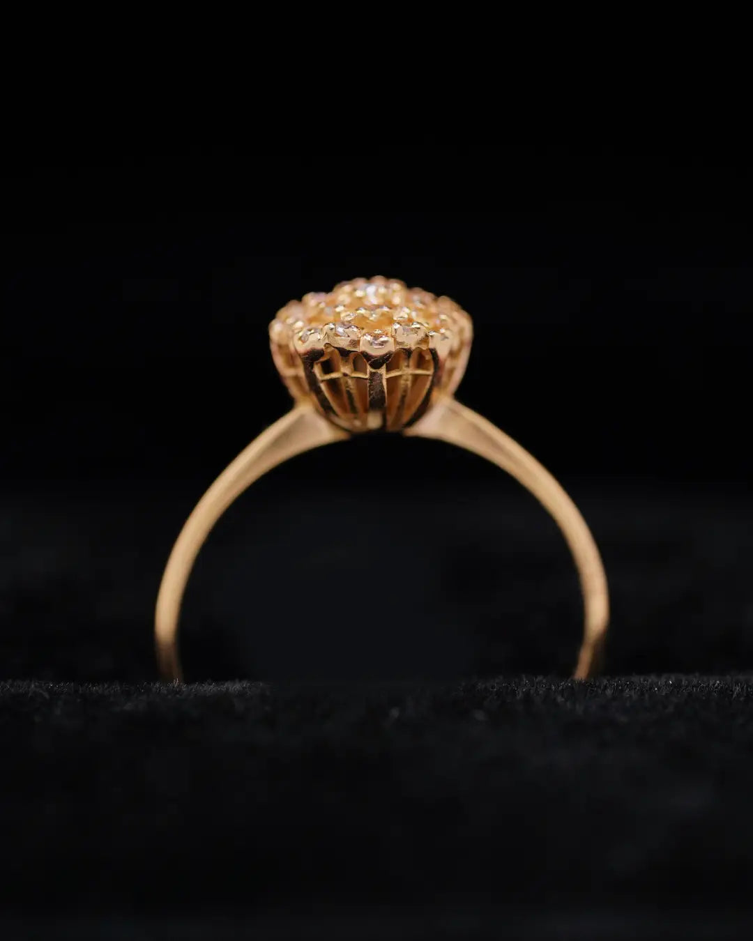 Anillo de Compromiso en Oro 18K con Diamante Natural 0.15 P | Dorian Joyeros