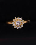 Anillo de Compromiso en Oro 18K con Diamante Natural 0.18 P | Dorian Joyeros