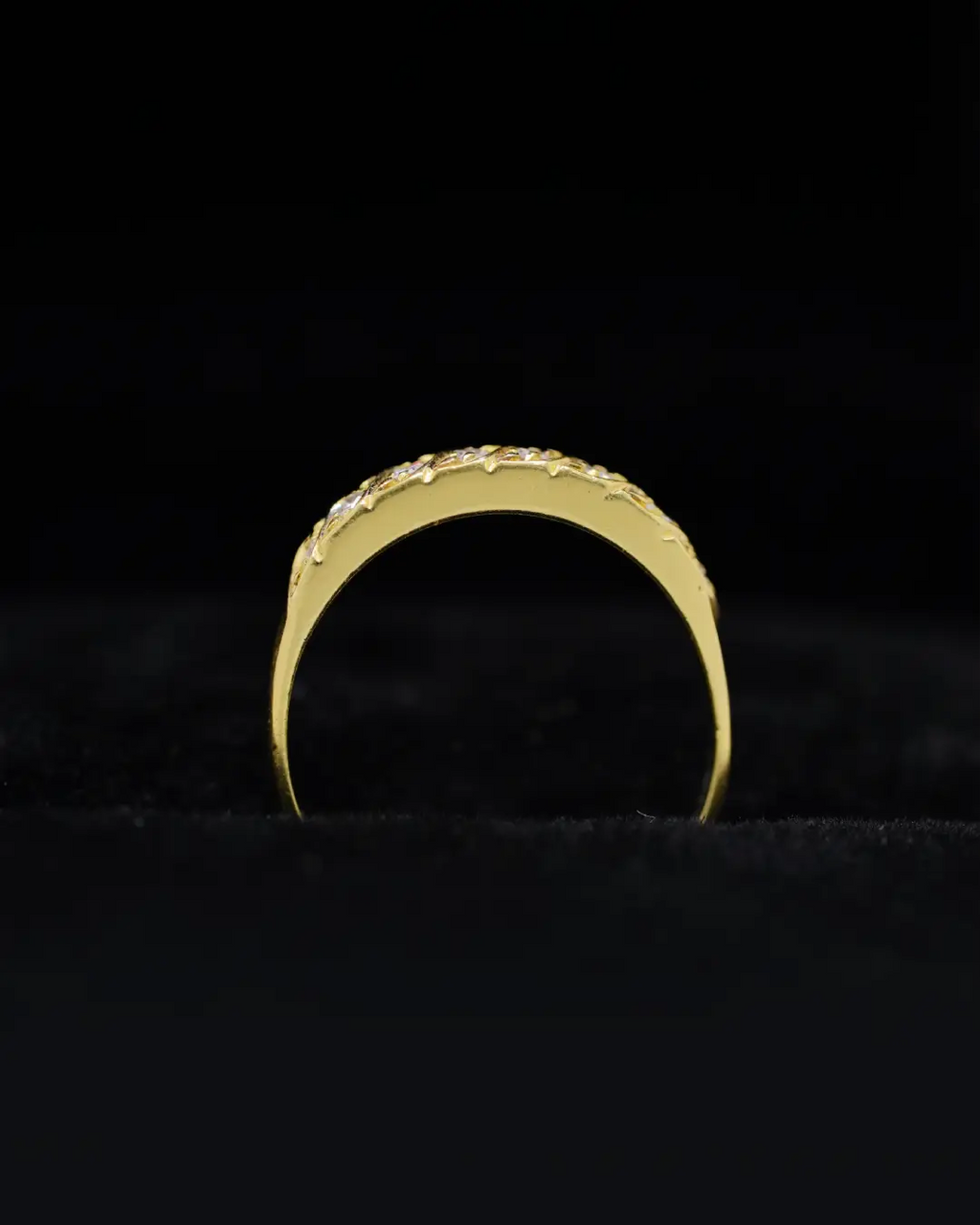 Anillo de Compromiso en Oro 18K con Diamante Natural 0.16 P | Dorian Joyeros